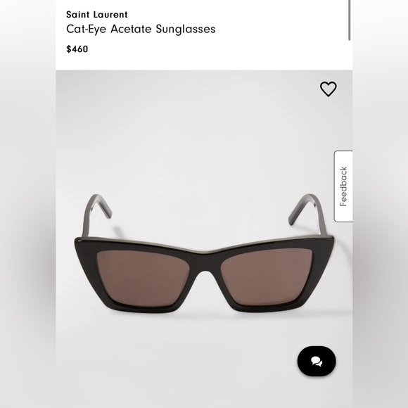 Saint Laurent Cat-Eye Acetate Sunglasses - Picture 7 of 7